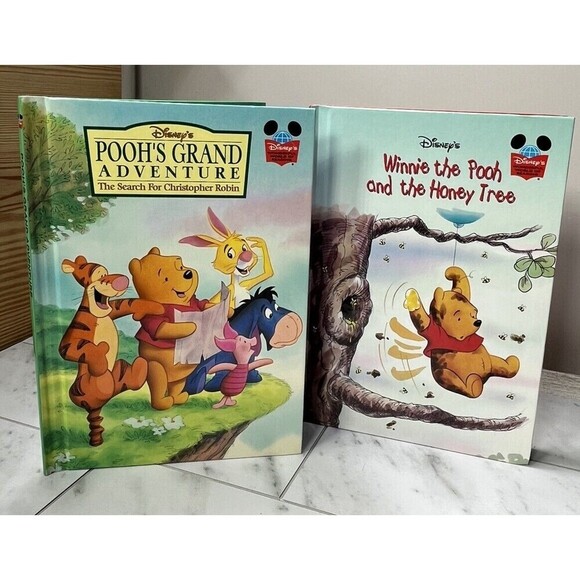 Winnie the Pooh Disney's Wonderful World of Reading) Lot Of 2 /GOOD - Picture 3 of 5